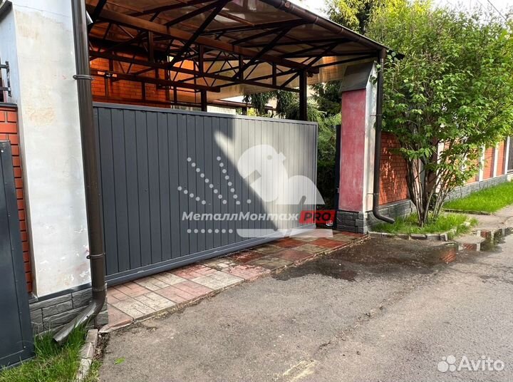 Откатные ворота с установкой. Гарантия