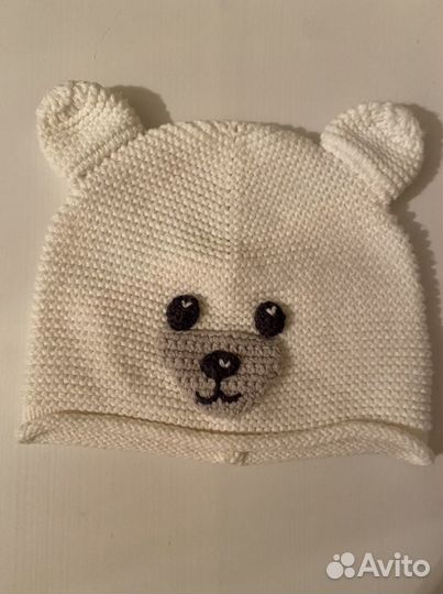 Вязаная шапка для ребёнка 1-2 года