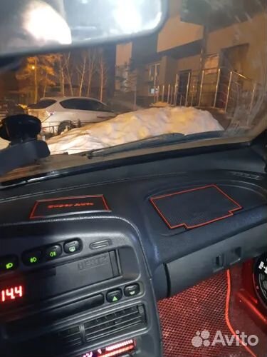 Коврики панели консоли ваз 2113, 2114 2115 красные