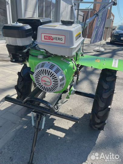 Мотоблок бензиновый 15 л.с Мощный, Гарантия