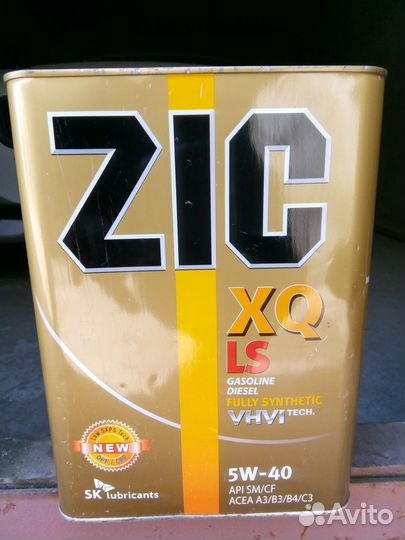 Масло моторное ZIC XQ LS 5W-40
