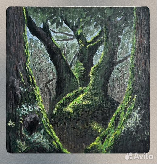 Картина акрилом интерьерная Волшебный лес