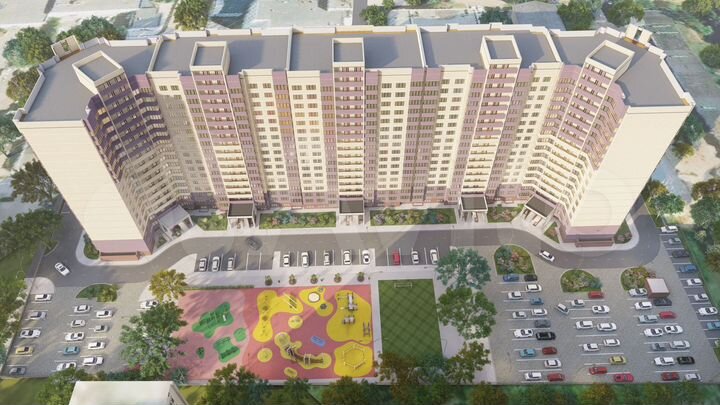 2-к. квартира, 68,6 м², 7/17 эт.