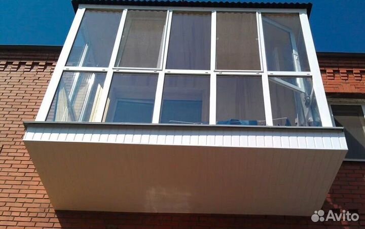 Остекление балконов и лоджий под ключ W9300