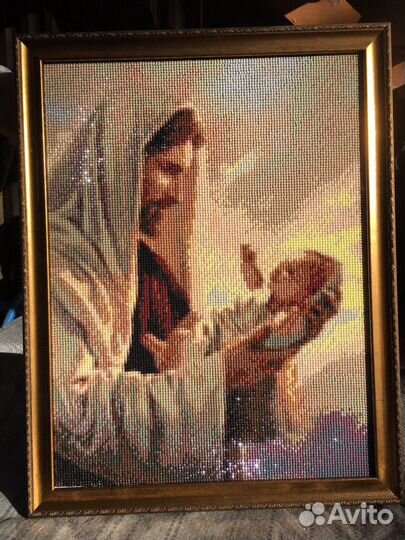 Картина «Иисус» алмазная вышивка