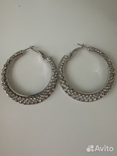 Серьги кольца