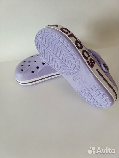 Crocs сабо женские сиреневые