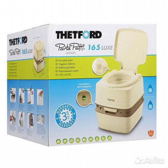 Биотуалет thetford porta potti 165 luxe
