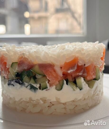 Суши торт