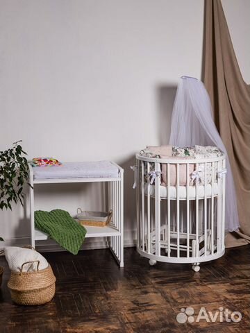 Детская кроватка 8 в 1 + держатель в подарок