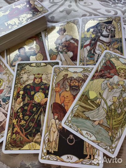 Карты taro уэйта золотая коллекция.италия