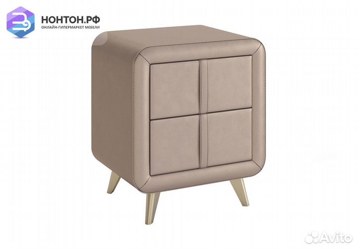 Тумба прикроватная Софи бронза