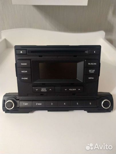 Штатная магнитола на hyundai Elantra 6(AD)