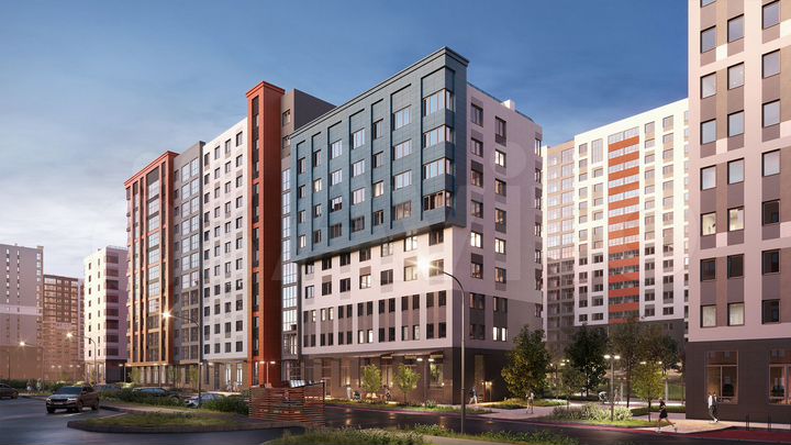 3-к. квартира, 60,4 м², 2/22 эт.