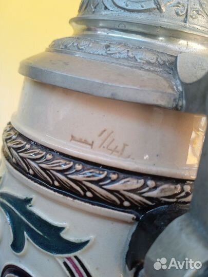 Кружка пивная с крышкой