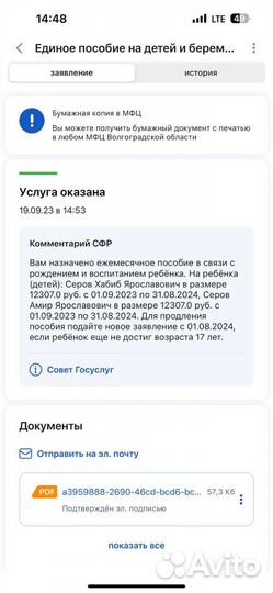 Детские пособия,Самозанятость