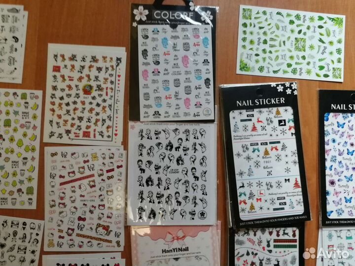 Наклейки для ногтей 3D