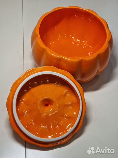 Уютный горшочек для запеканок в форме тыквы – идеа