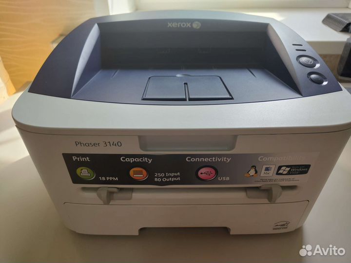 Принтер лазерный Xerox Phaser 3140 + 2 картриджа