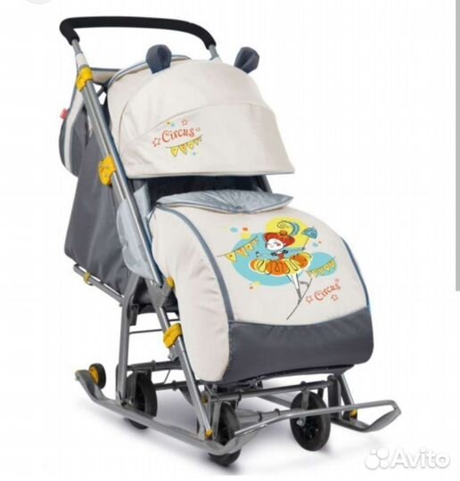 Детские санки коляска ника