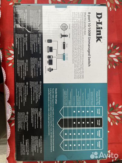 D-Lihk 8-poht 10/100