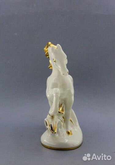 Фарфоровая статуэтка, Конь - Огонь, лфз