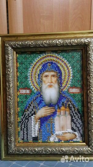 Икона из бисера 