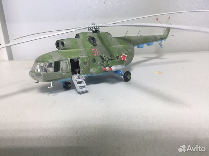 Модель вертолета ми 8