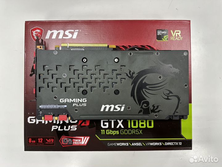 Видеокарта GTX 1080 MSI Gaming X