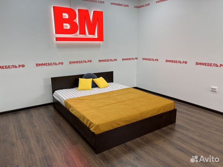 Кровать двуспальная 160х200 венге