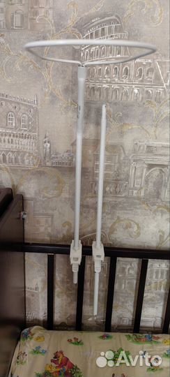 Бортики в детскую кроватку с балдахином