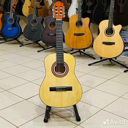 Гитара новая Homage LC-3400 N 1/2 для детей