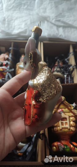 Елочная игрушка заяц ариель