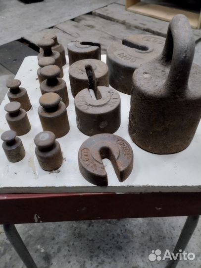 Весы СССР чугун с гирями