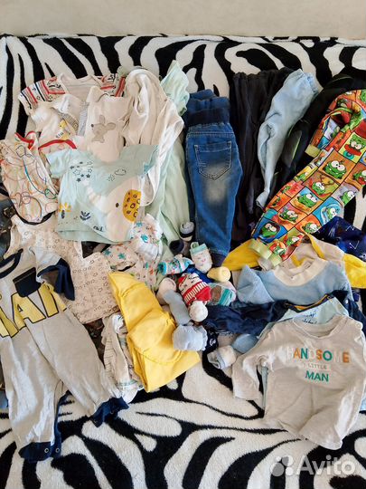 Детские вещи пакетом на мальчика 68-80