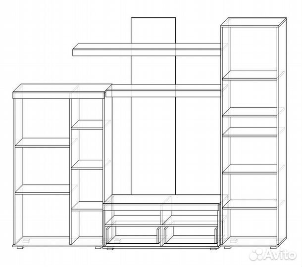 Шкаф для гостиной 