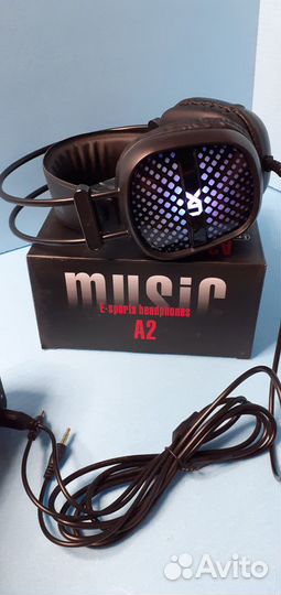 Наушники Galaxy Wars 3D подсветка Микрофон для пк