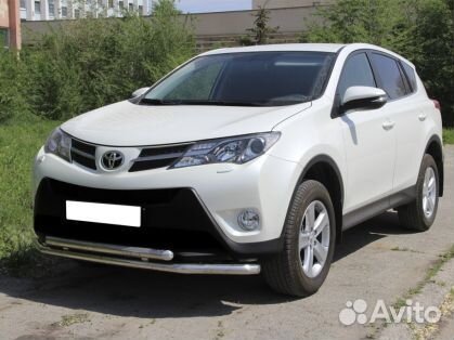 Защита переднего бампера Toyota Rav-4,2013-2015г.в