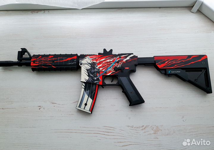 Деревянный автомат М4A4 Samurai Standoff2