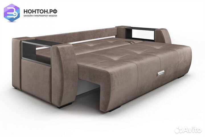 Диван еврокнижка Мальтида светло-коричневый