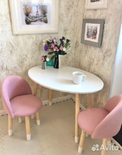 Детский стол и стул