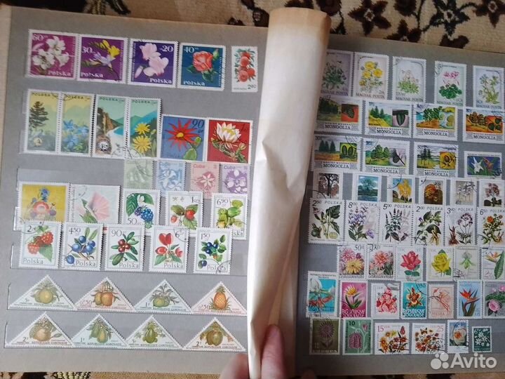 Марки флора и фауна