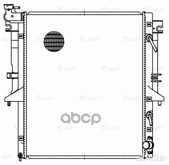 Радиатор охлаждения двигателя mitsubishi