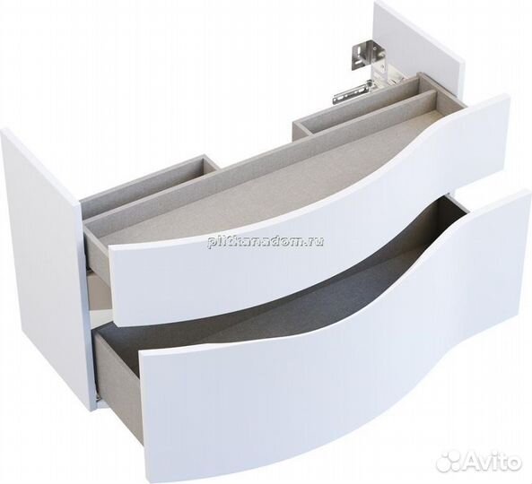 Тумба подвесная-столешницей Kerama Marazzi Riva 100 см RV.100Lh\WHT.M, белый матовый