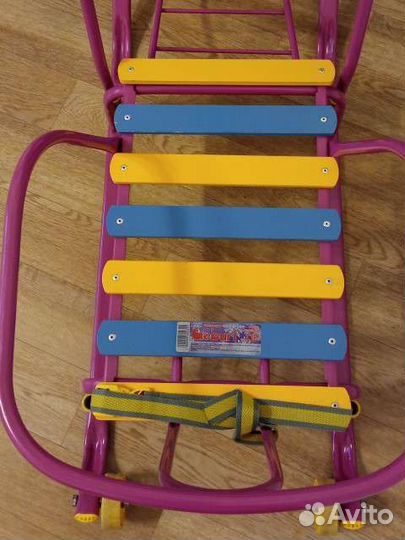 Детские сани с колесами