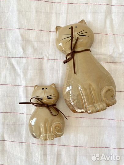 Статуэтка кошка из керамики