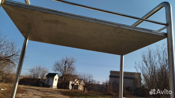 Тележка сервировочная 450х650х1050, 2полки из нерж