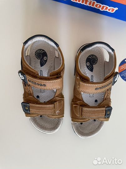 Босоножки антилопа для мальчика