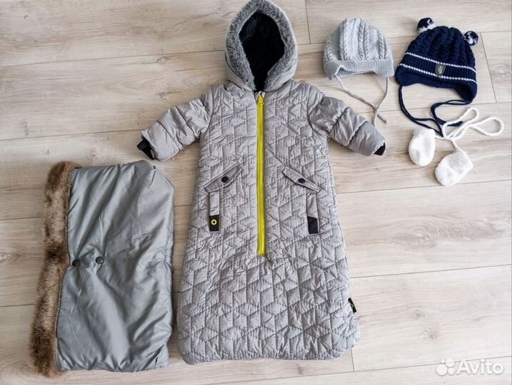 Теплый конверт в коляску Mothercare 3-6 месяцев