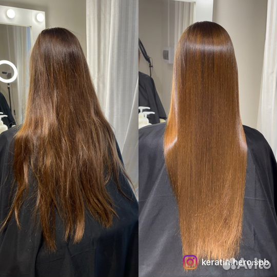Модель на кератиновое выпрямление/ботокс